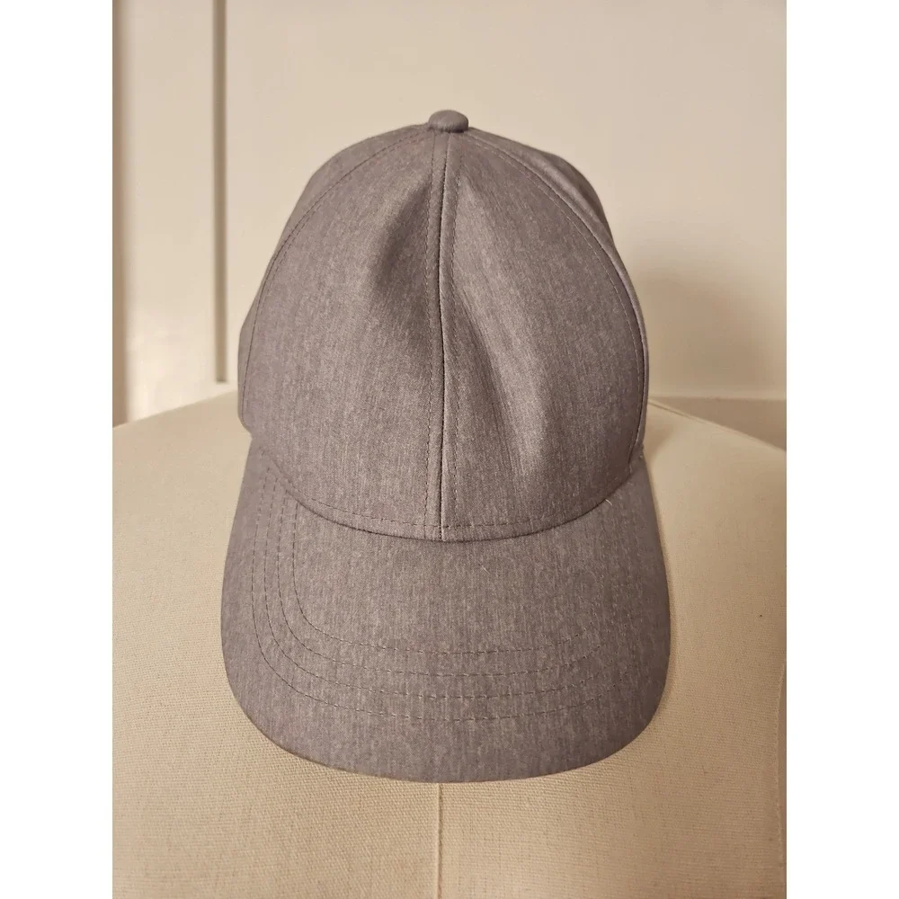 Layer 8 Gray Athletic Baseball Hat Cap Heathered Logo Men's One Size